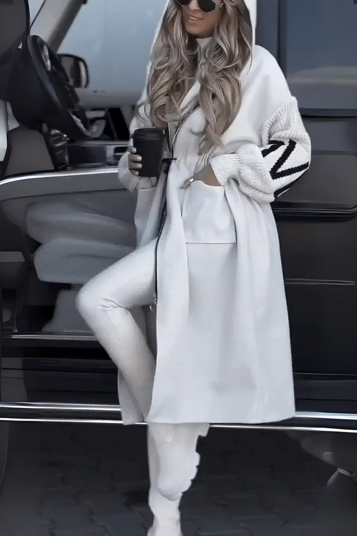 Maya™ | Gebreide Hooded Coatigan